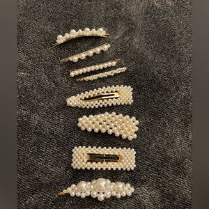 Pearl Hair Clips